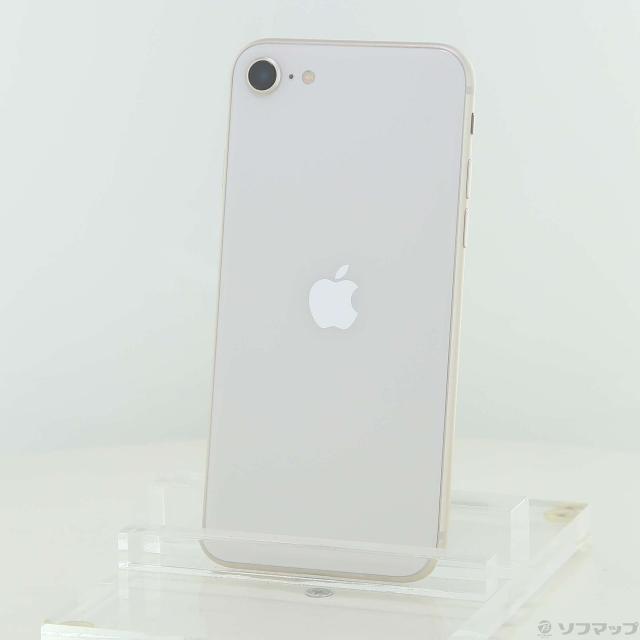 中古)Apple iPhone SE 第3世代 128GB スターライト MMYG3J/A SIMフリー