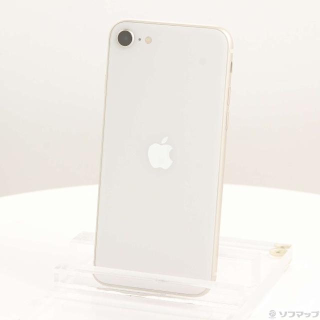 中古)Apple iPhone SE 第3世代 128GB スターライト MMYG3J/A SIMフリー