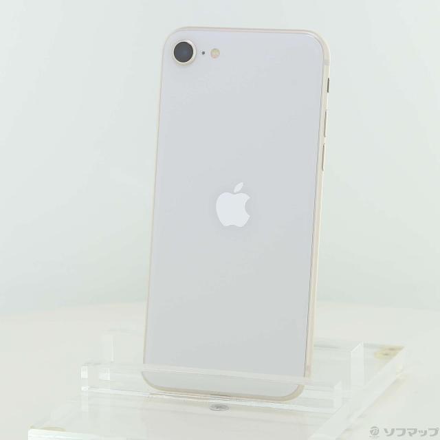中古)Apple iPhone SE 第3世代 128GB スターライト MMYG3J/A SIMフリー