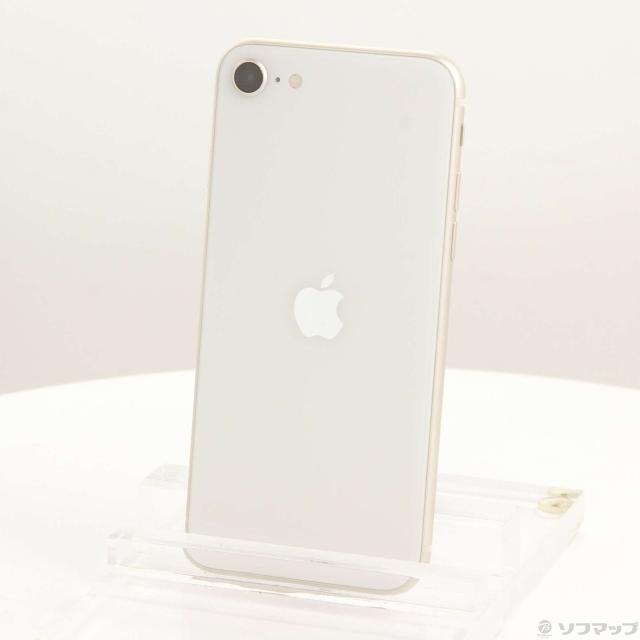 中古)Apple iPhone SE 第3世代 128GB スターライト MMYG3J/A SIMフリー