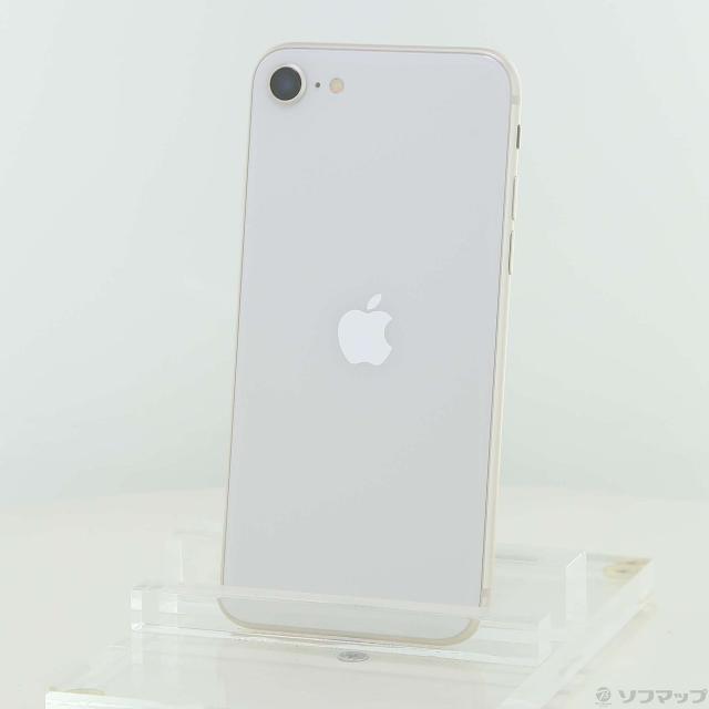 中古)Apple iPhone SE 第3世代 128GB スターライト MMYG3J/A SIMフリー 