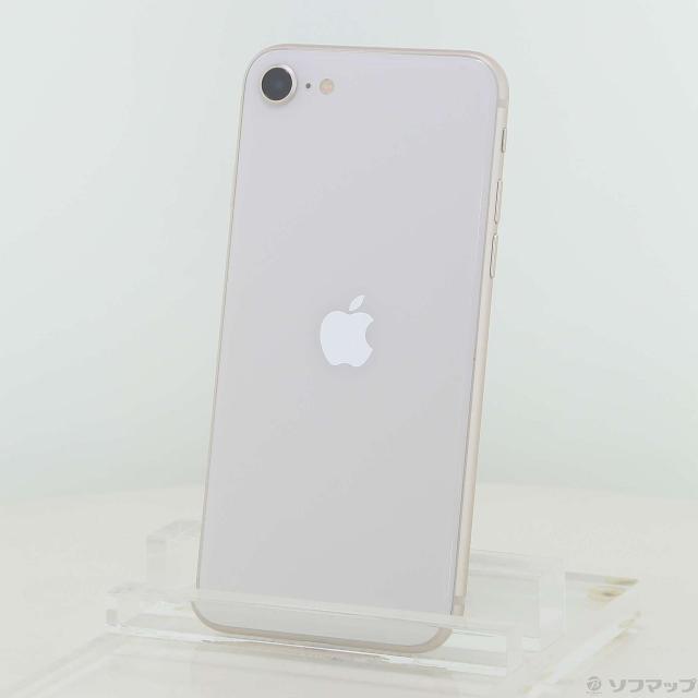 中古)Apple iPhone SE 第3世代 128GB スターライト MMYG3J/A SIMフリー