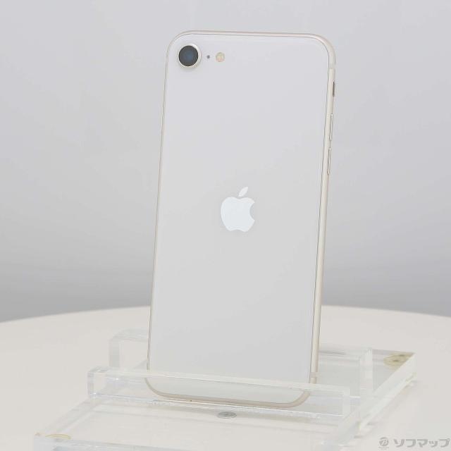 (中古)Apple iPhone SE 第3世代 128GB スターライト MMYG3J/A SIMフリー(349-ud)
