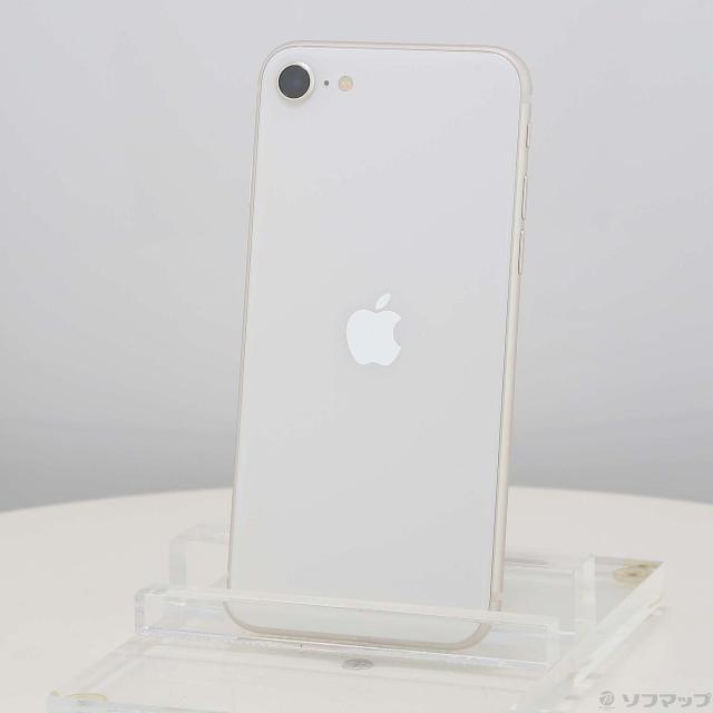 中古)Apple iPhone SE 第3世代 128GB スターライト MMYG3J/A SIMフリー
