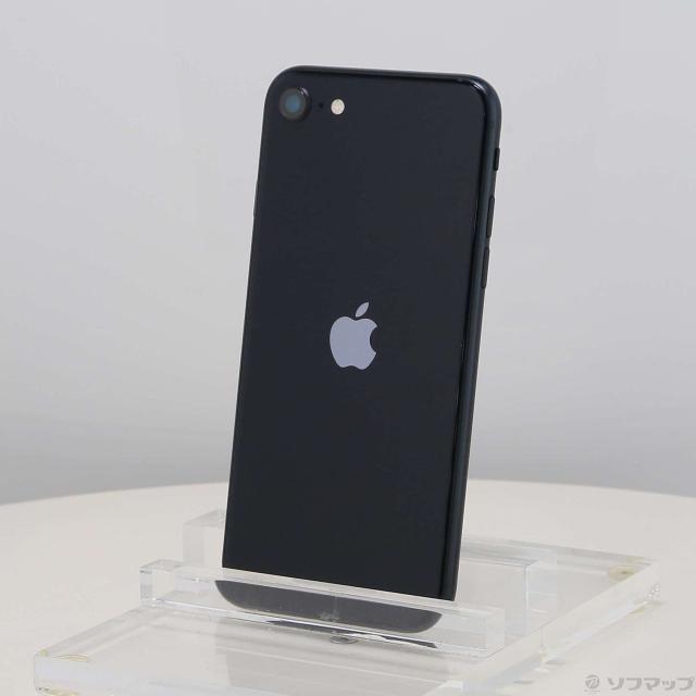 (中古)Apple iPhone SE 第3世代 64GB ミッドナイト MMYC3J/A SIMフリー(368-ud)