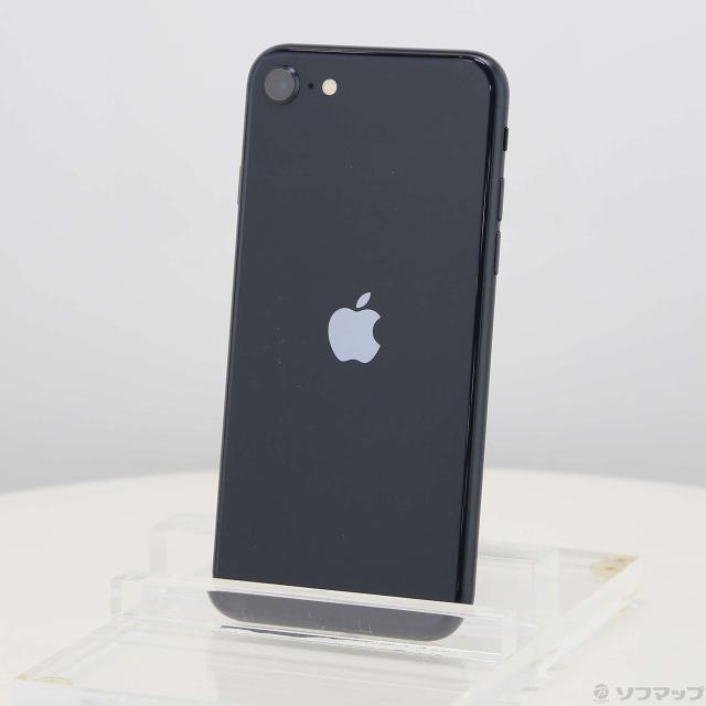 (中古)Apple iPhone SE 第3世代 64GB ミッドナイト MMYC3J/A SIMフリー(196-ud)