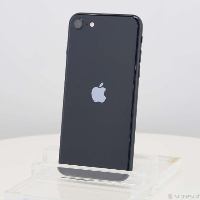 (中古)Apple iPhone SE 第3世代 64GB ミッドナイト MMYC3J/A SIMフリー(196-ud)