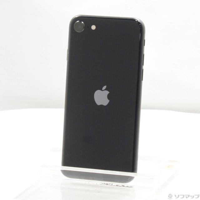 (中古)Apple iPhone SE 第3世代 256GB ミッドナイト MMYJ3J/A SIMフリー(295-ud)