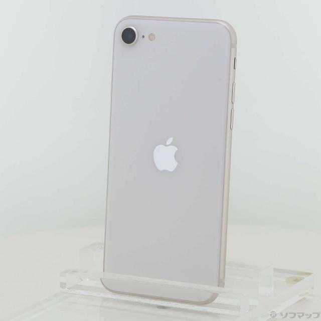 (中古)Apple iPhone SE 第3世代 128GB スターライト MMYG3J/A SIMフリー(349-ud)