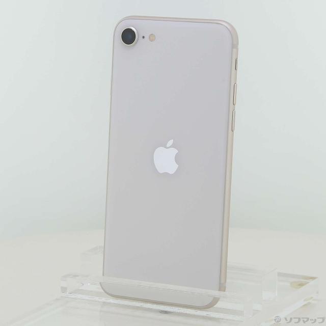 中古)Apple iPhone SE 第3世代 128GB スターライト MMYG3J/A SIMフリー 