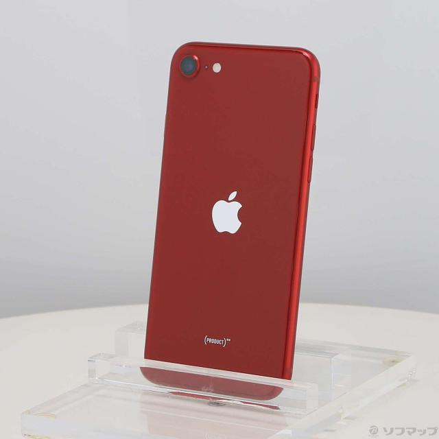 (中古)Apple iPhone SE 第3世代 64GB プロダクトレッド MMYE3J/A SIMフリー(349-ud)