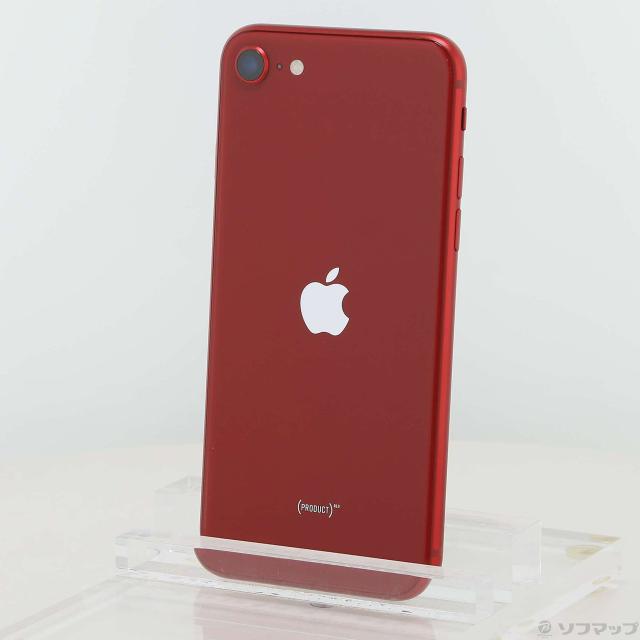 (中古)Apple iPhone SE 第3世代 64GB プロダクトレッド MMYE3J/A SIMフリー(262-ud)