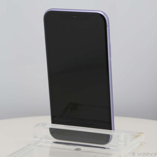 (中古)Apple iPhone11 64GB パープル MWLX2J/A SIMフリー(348-ud)_2