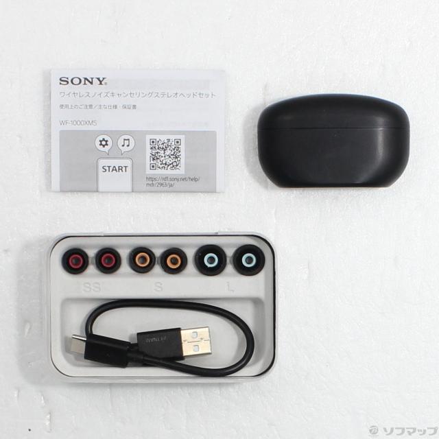 中古)SONY WF-1000XM5 ブラック(258-ud) 【公式通販】