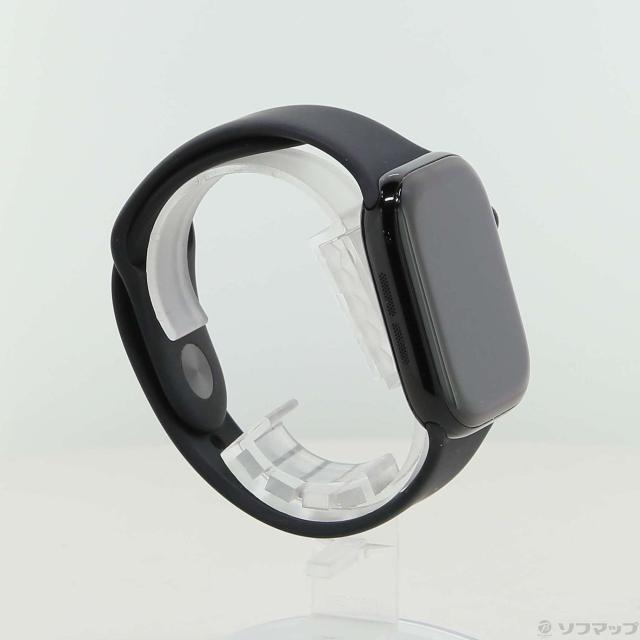 (中古)Apple Apple Watch Series 11 GPS 46mm ジェットブラックアルミニウムケース ブラックスポーツバンド(258-ud)_3