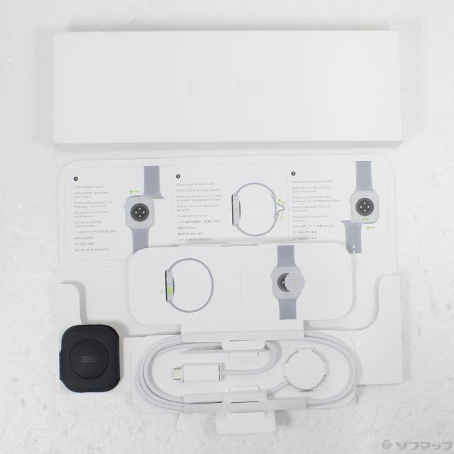 (中古)Apple Apple Watch Series 11 GPS 46mm ジェットブラックアルミニウムケース ブラックスポーツバンド(258-ud)_4