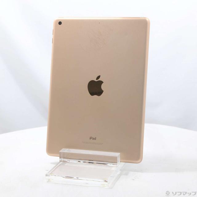 (中古)Apple iPad 第6世代 32GB ゴールド MRJN2LL/A Wi-Fi(305-ud)