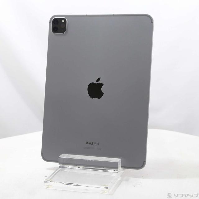(中古)Apple iPad Pro 11インチ 第4世代 512GB スペースグレイ MNYG3J/A docomoロック解除SIMフリー(348-ud)