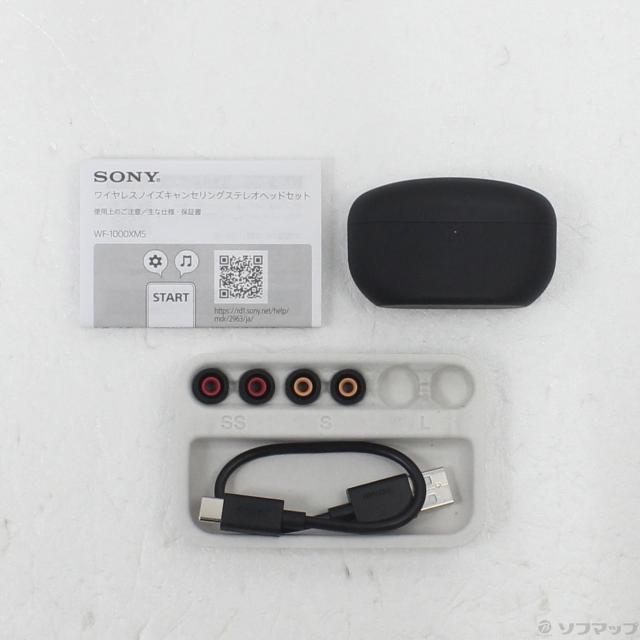 (中古)SONY WF-1000XM5 ブラック(352-ud)_4