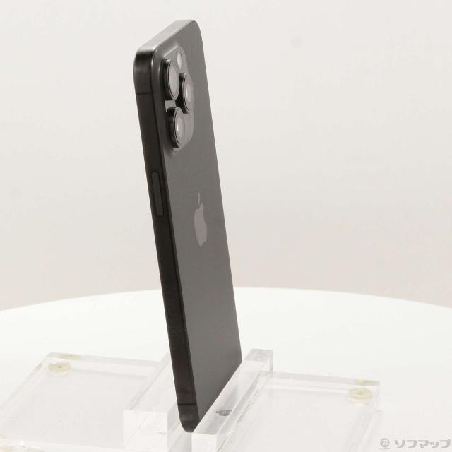 (中古)Apple iPhone15 Pro Max 256GB ブラックチタニウム MU6P3J/A SIMフリー(377-ud)