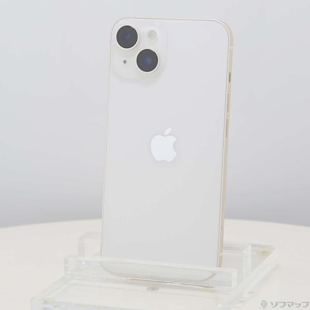 (中古)Apple iPhone14 128GB スターライト MPUQ3J/A SIMフリー(276-ud)