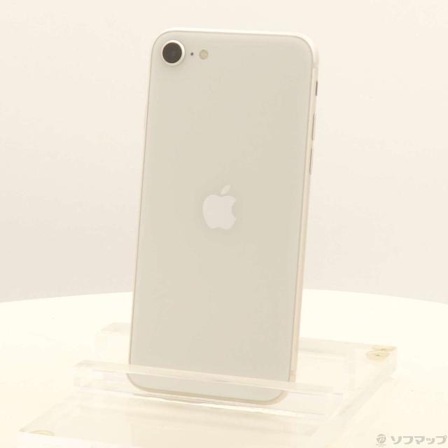 中古)Apple iPhone SE 第3世代 64GB スターライト MMYD3J/A SIMフリー