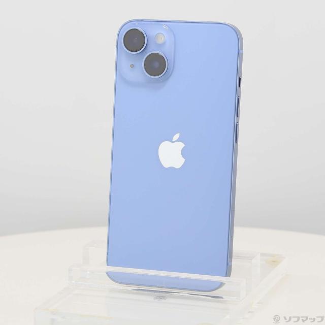 (中古)Apple iPhone14 128GB ブルー MPVJ3J/A SIMフリー(276-ud)