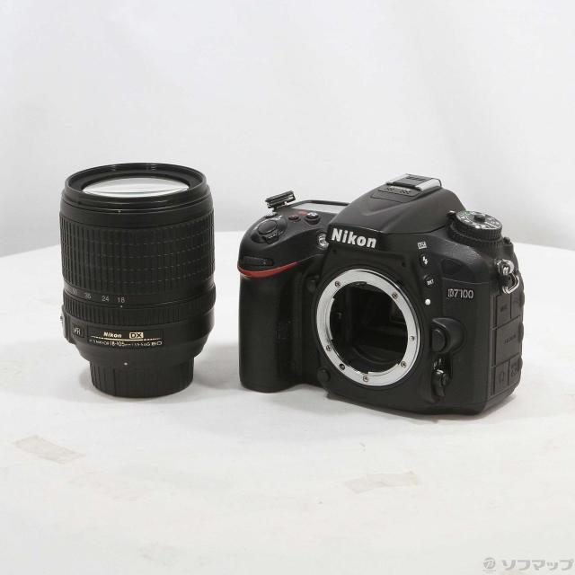 (中古)Nikon Nikon D7100 18-105 VR レンズキット (2410万画素/SDXC)(198-ud)