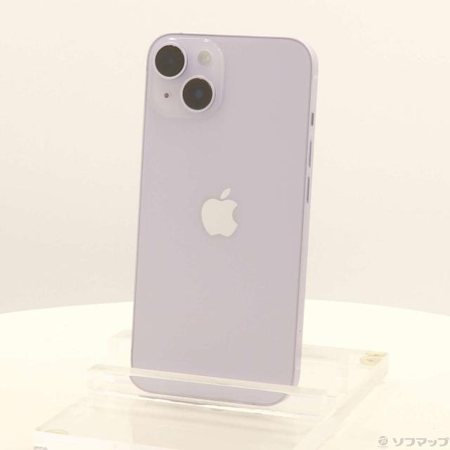(中古)Apple iPhone14 128GB パープル MPUY3J/A SIMフリー(269-ud)