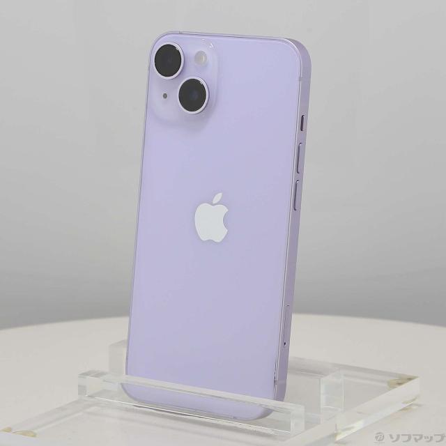 中古)Apple iPhone14 128GB パープル MPUY3J/A SIMフリー(305-ud