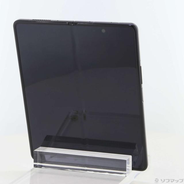 (中古)SAMSUNG Galaxy Z Fold3 5G 256GB ファントムブラック SCG11 au SIMフリー(348-ud)_2