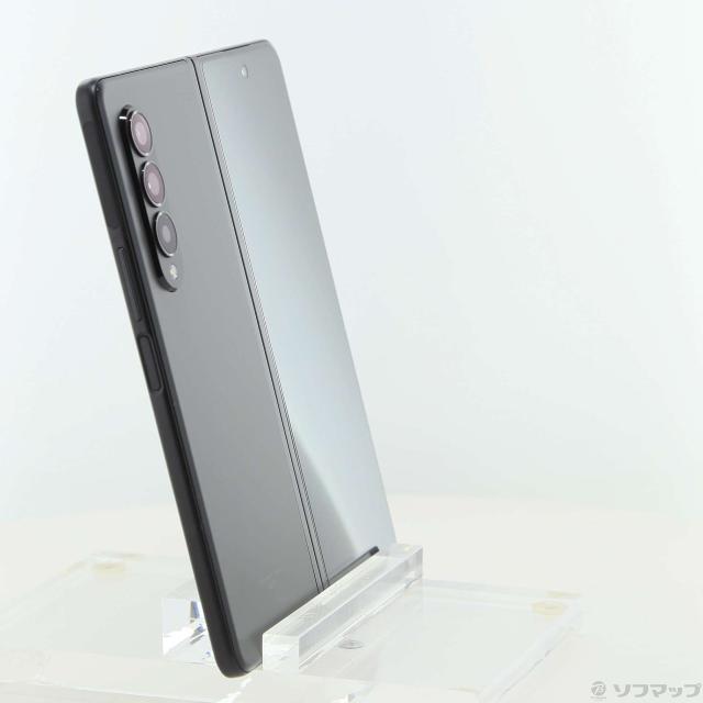 (中古)SAMSUNG Galaxy Z Fold3 5G 256GB ファントムブラック SCG11 au SIMフリー(348-ud)_3