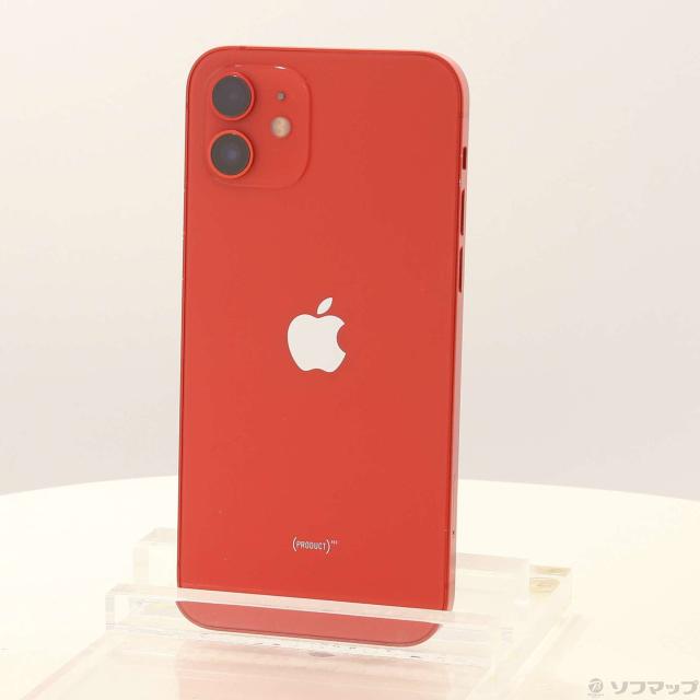 中古)Apple iPhone12 128GB プロダクトレッド MGHW3J/A SIMフリー(269