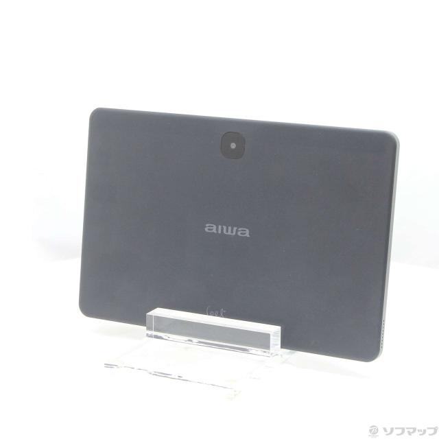 (中古)aiwa (展示品) aiwa tab AE10 64GB ブラック JA4-TBA1009 Wi-Fi(269-ud)