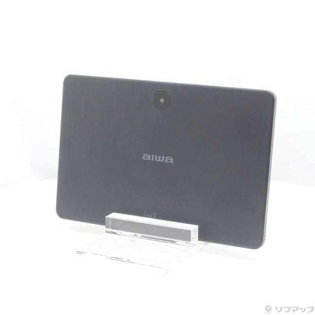 (中古)aiwa (展示品) aiwa tab AE10 64GB ブラック JA4-TBA1009 Wi-Fi(348-ud)