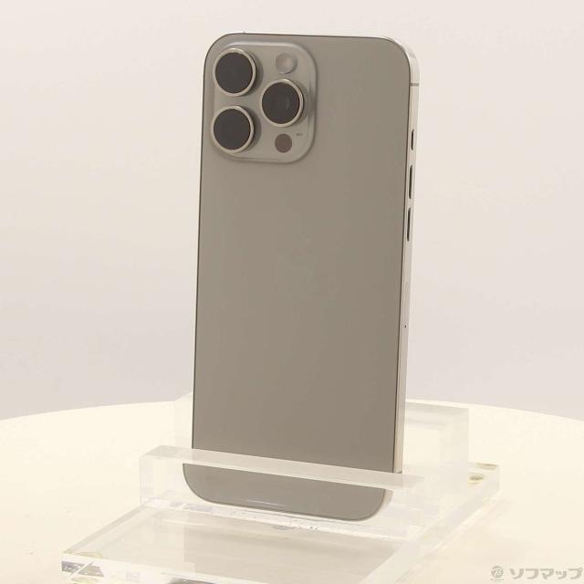 (中古)Apple iPhone16 Pro Max 256GB ナチュラルチタニウム MYWK3J/A SIMフリー(269-ud)