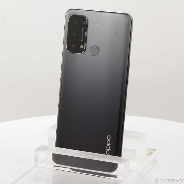 (中古)OPPO OPPO Reno5 A 128GB シルバーブラック CPH2199 SIMフリー(269-ud)