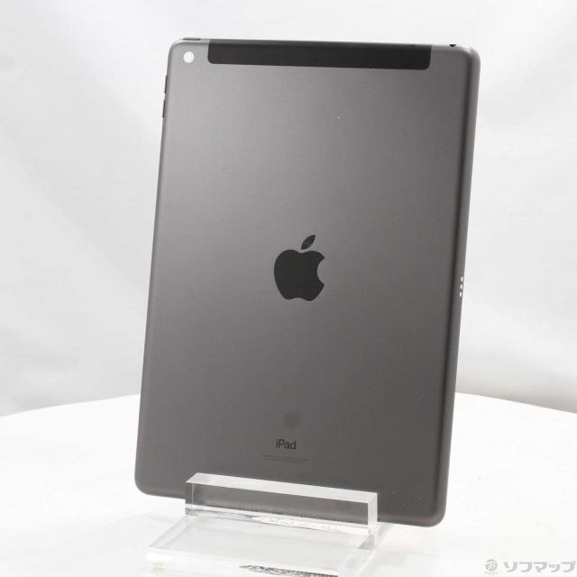 (中古)Apple iPad 第9世代 64GB スペースグレイ MK473J/A SoftBankロック解除SIMフリー(276-ud)