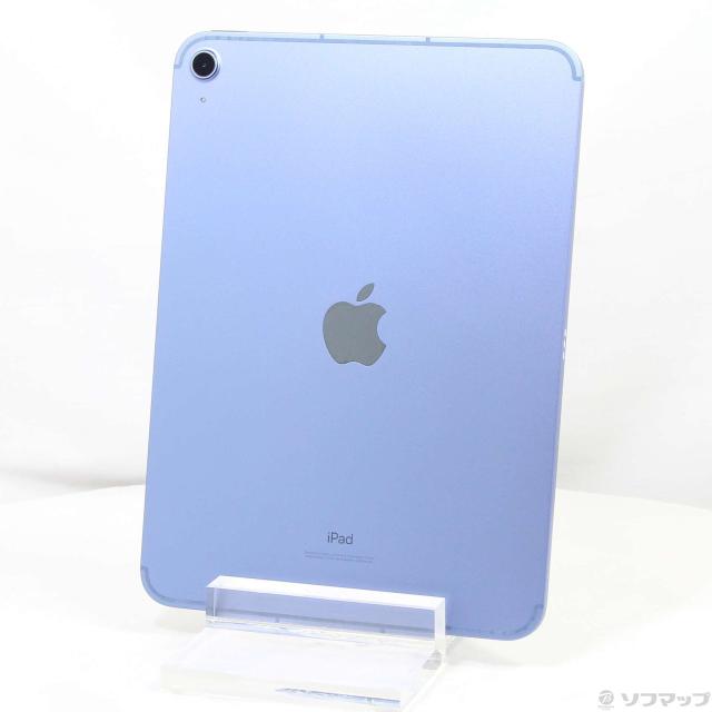 (中古)Apple iPad 第10世代 64GB ブルー MQ6K3J/A SoftBankロック解除SIMフリー(377-ud)