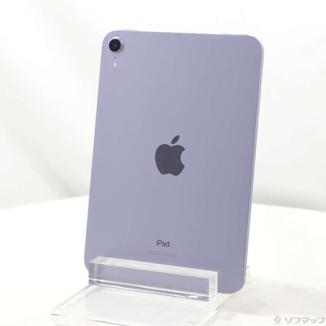 (中古)Apple iPad mini 第6世代 64GB パープル MK8E3J/A docomoロック解除SIMフリー(377-ud)