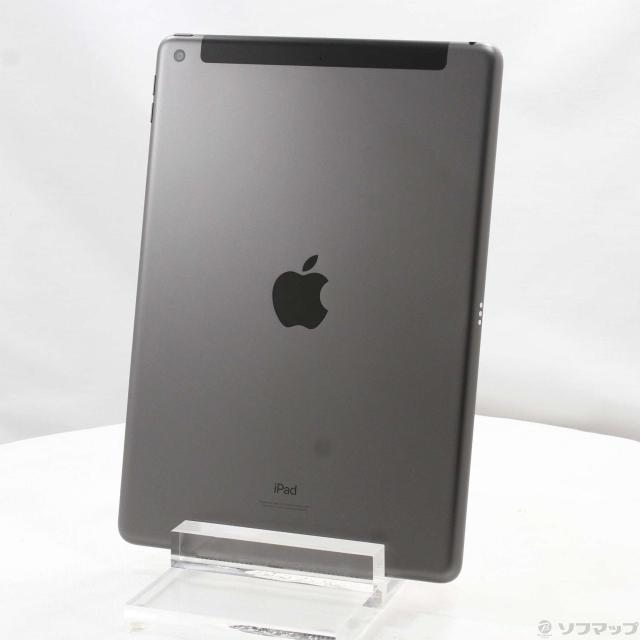 (中古)Apple iPad 第9世代 64GB スペースグレイ MK473J/A SoftBankロック解除SIMフリー(305-ud)
