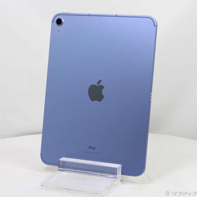 (中古)Apple iPad 第10世代 256GB ブルー MQ6U3J/A SoftBankロック解除SIMフリー(251-ud)