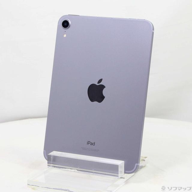 (中古)Apple iPad mini 第6世代 64GB パープル MK8E3J/A SoftBankロック解除SIMフリー(196-ud)