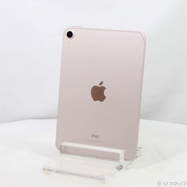 (中古)Apple iPad mini 第6世代 64GB ピンク MLX43J/A auロック解除SIMフリー(295-ud)