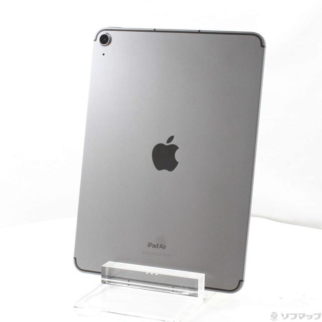 (中古)Apple iPad Air 第5世代 64GB スペースグレイ MM6R3J/A SoftBankロック解除SIMフリー(305-ud)