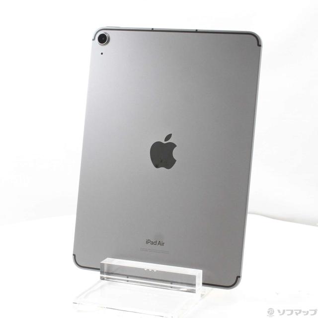 (中古)Apple iPad Air 第5世代 64GB スペースグレイ MM6R3J/A SoftBankロック解除SIMフリー(305-ud)