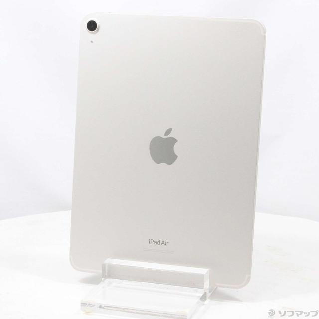 (中古)Apple iPad Air 第5世代 64GB スターライト MM6V3J/A SoftBankロック解除SIMフリー(305-ud)