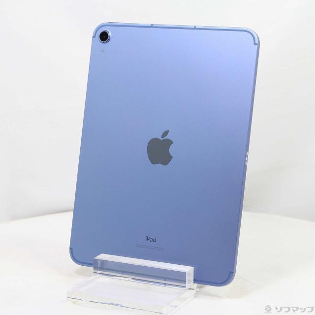 (中古)Apple iPad 第10世代 256GB ブルー MQ6U3J/A SoftBankロック解除SIMフリー(352-ud)
