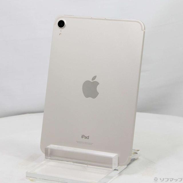 (中古)Apple iPad mini 第6世代 64GB スターライト MK8C3J/A SoftBankロック解除SIMフリー(352-ud)