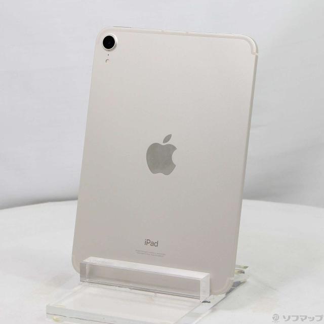 (中古)Apple iPad mini 第6世代 64GB スターライト MK8C3J/A SoftBankロック解除SIMフリー(352-ud)